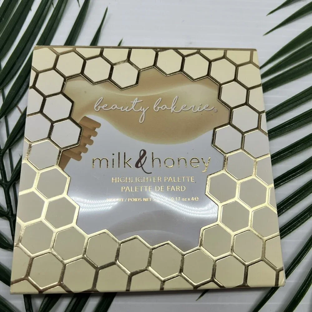 Beauty Bakerie Milk & Honey Highlighter Palette  .28 oz x 4 Shades Full Size NIB